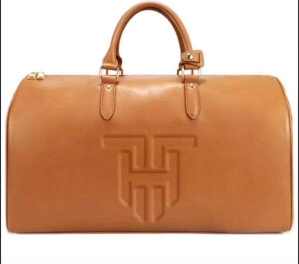 " Vitality " -  Leather Travel Duffle Bag