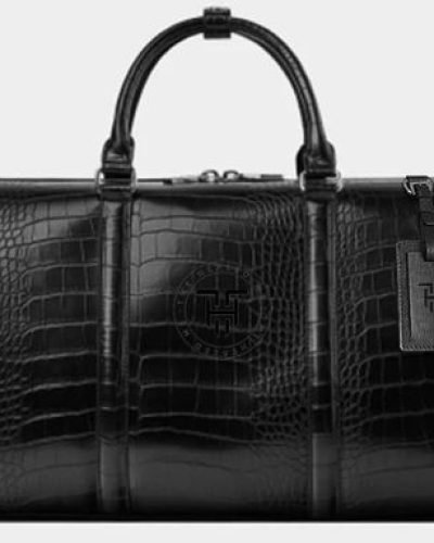 “CEO”- Signature Crocodile Duffle Bag